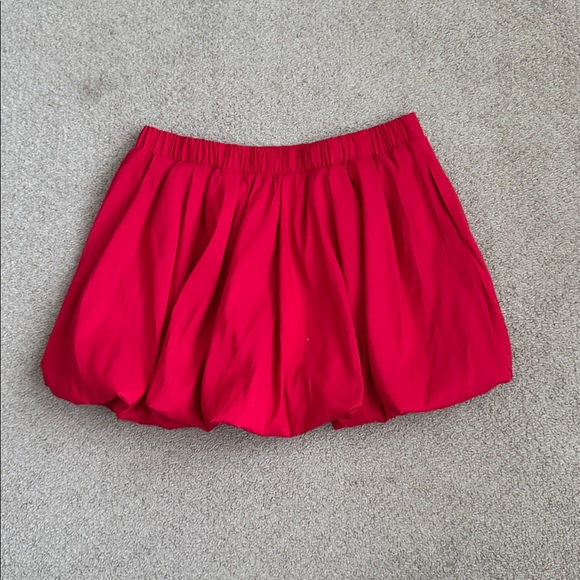 P116 NWT a new day Bubble Hem Mini Skirt with Pockets - Size: Large - Picture 6 of 6
